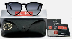 Ray-Ban RB4171 Erika Grey Gradient Lens Matte Black Frame 54mm Women Sunglasses